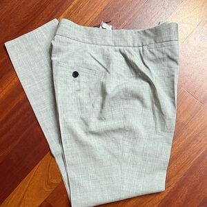 Burberry Light Gray Tailored Dress Pants